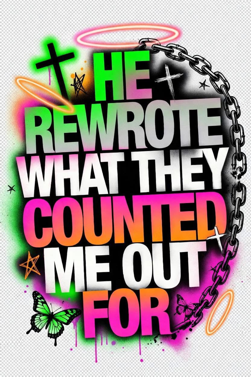 He wrote what they counted me out for t-shirt