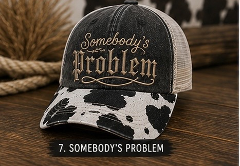 Cow Print Bill Western Trucker Hat Collection