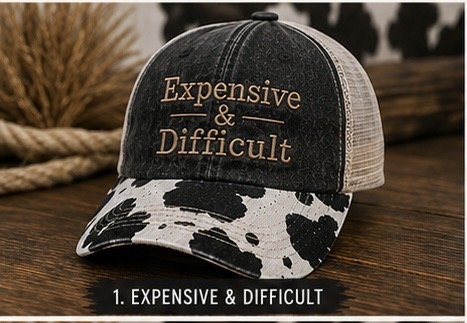 Cow Print Bill Western Trucker Hat Collection