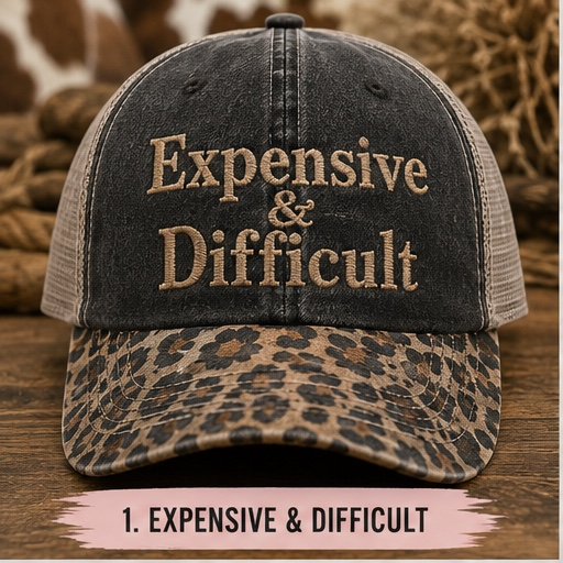 Western Leopard Bill Hat Collection
