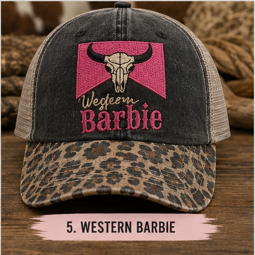 Western Leopard Bill Hat Collection