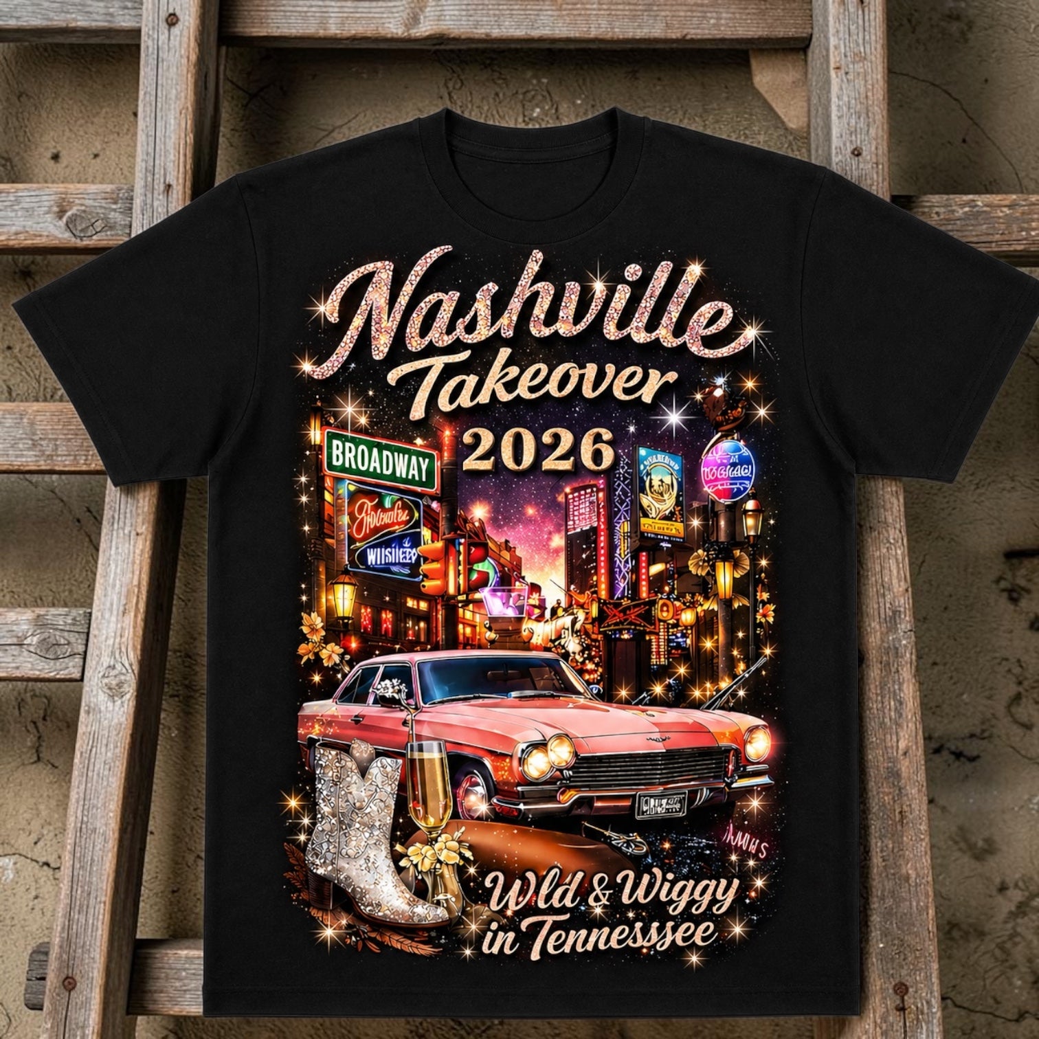 Wild & Wiggy In Tennessee-Nashville Takeover 2026 Tee