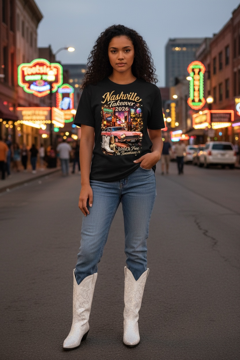 Wild & Free In Tennessee-Nashville Takeover 2026 Tee