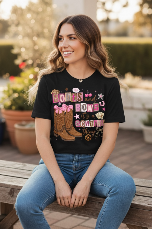 Boots Bows it’s a Cowgirl Thing