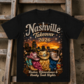 Rodeo, Rhinestones, & Honky Tonk Nights - Nashville Takeover Tee